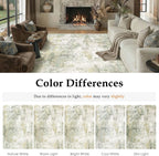 Large Rugs Living Room Washable Abstract Carpet