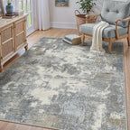 Large Rugs Living Room Washable Abstract Carpet