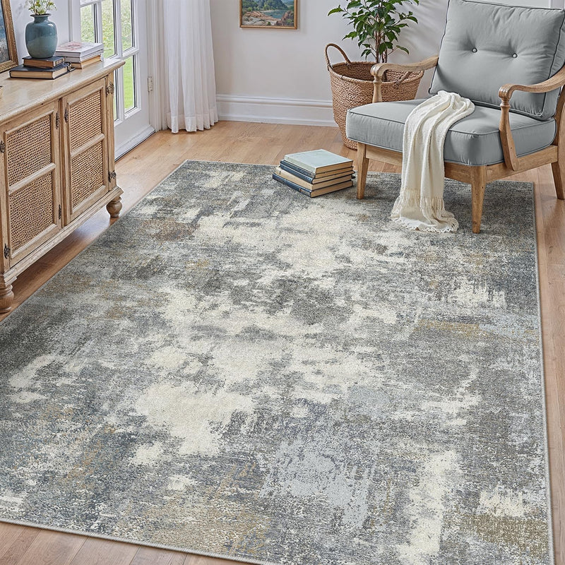Large Rugs Living Room Washable Abstract Carpet
