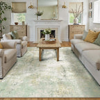 Large Rugs Living Room Washable Abstract Carpet