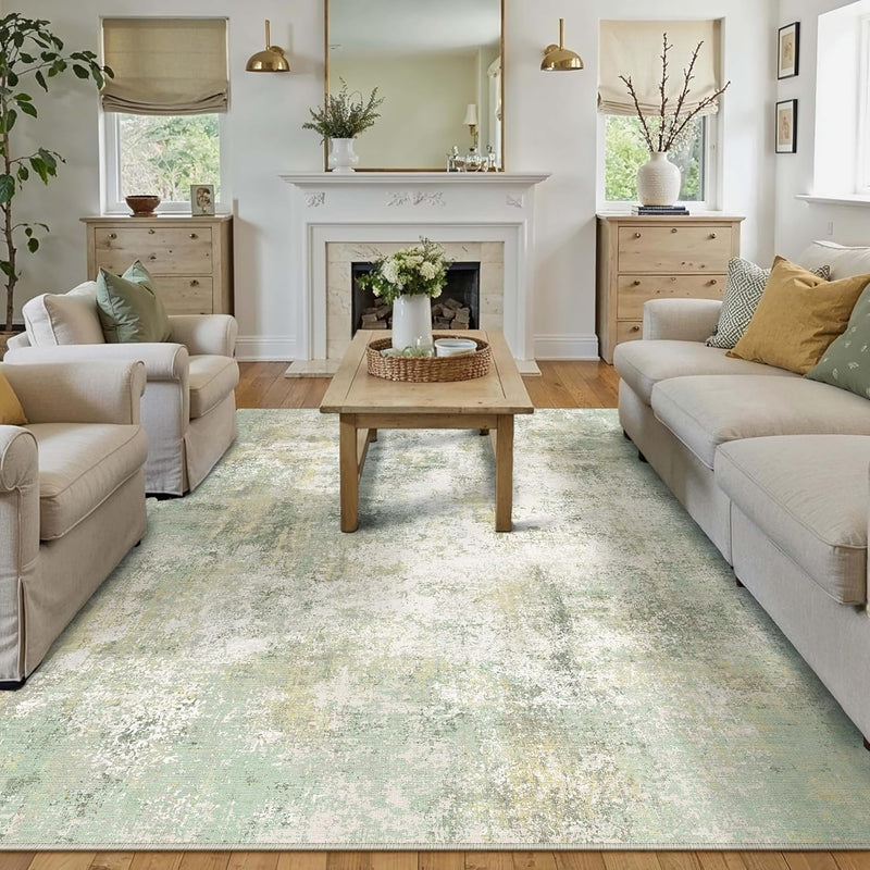 Large Rugs Living Room Washable Abstract Carpet
