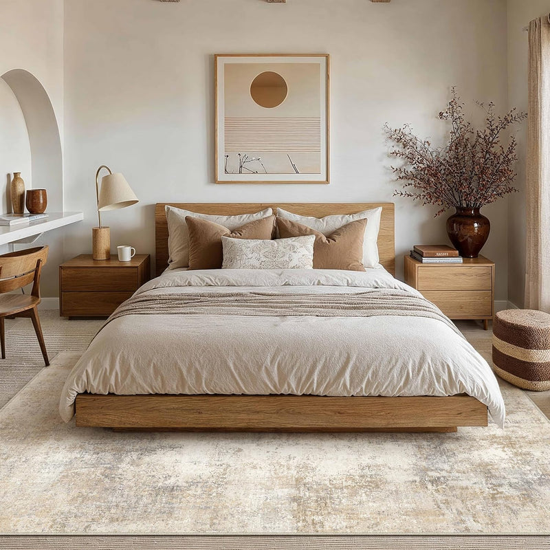 Large Rugs Living Room Washable Abstract Carpet