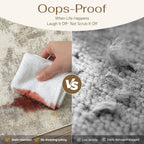 Large Rugs Living Room Washable Abstract Carpet