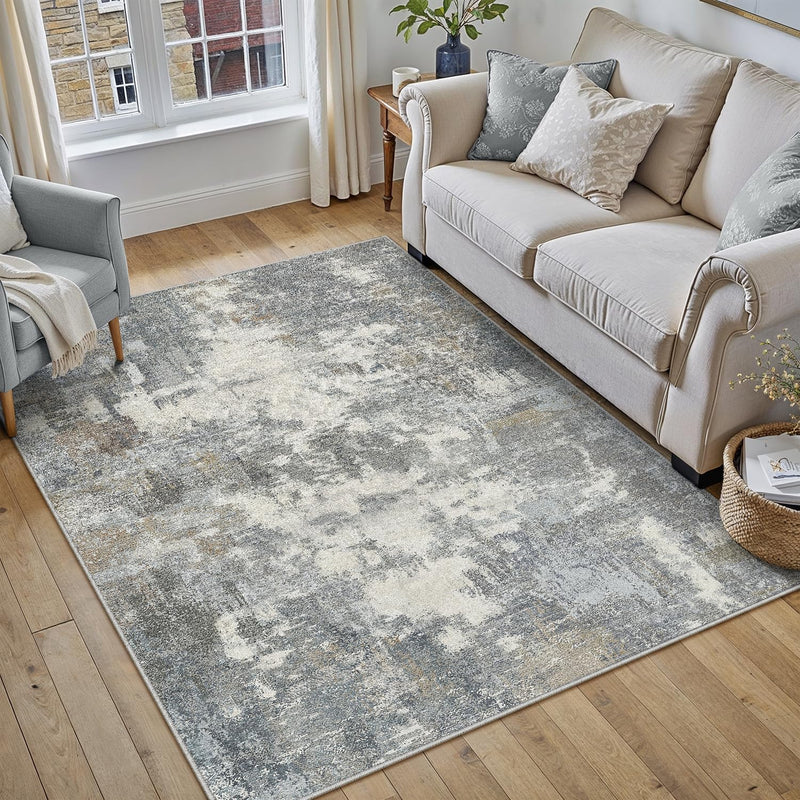 Large Rugs Living Room Washable Abstract Carpet