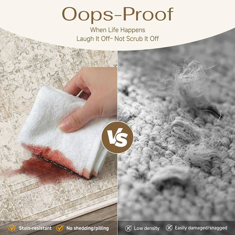 Rugs Living Room Washable Area Rug