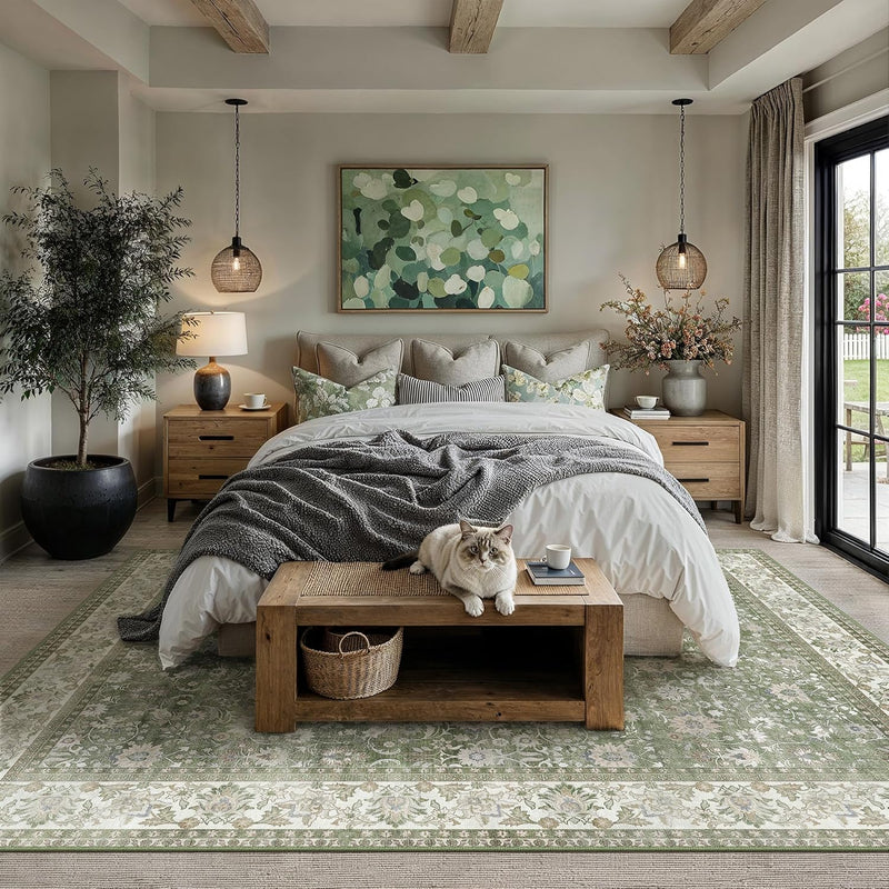 Rugs Living Room Washable Area Rug