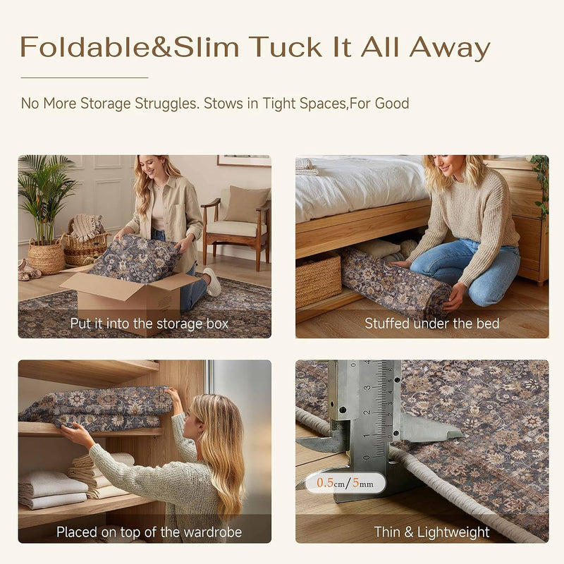 Rugs Living Room Washable Area Rug