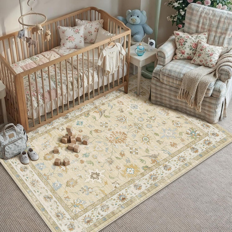 Washable Area Rug for Entryway Carpet