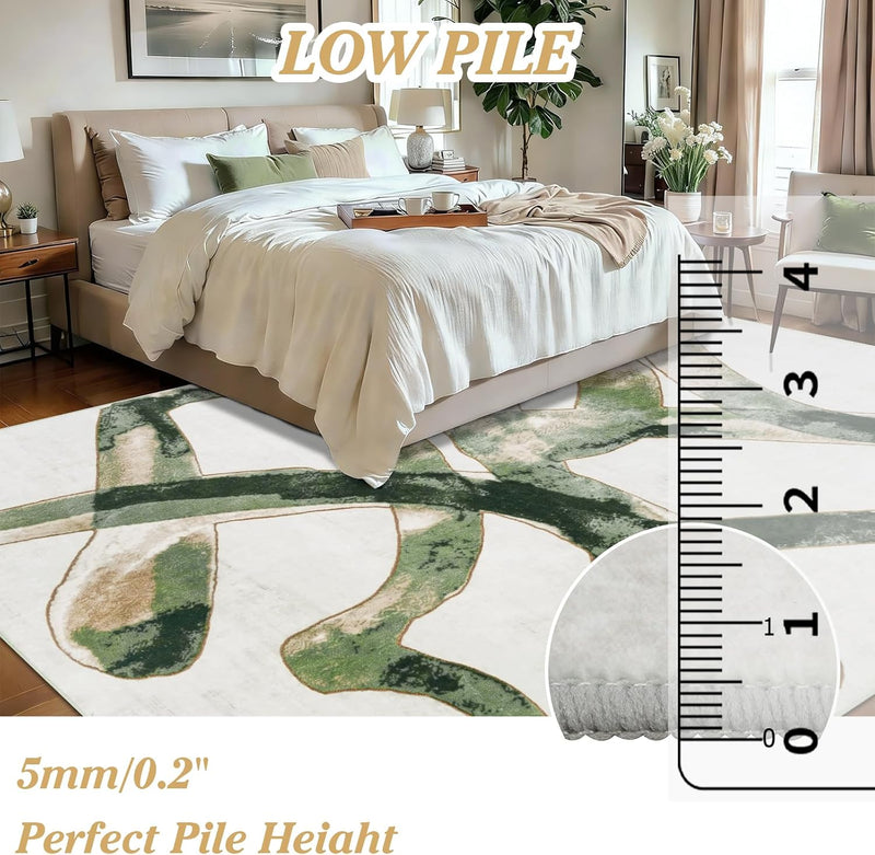 Large Rugs Living Room Washable for Bedroom