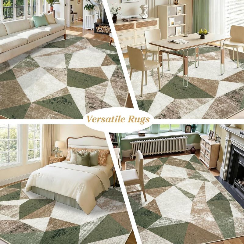 Large Rugs Living Room Washable for Bedroom