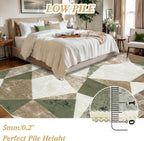 Large Rugs Living Room Washable for Bedroom