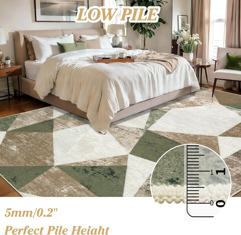 Large Rugs Living Room Washable for Bedroom