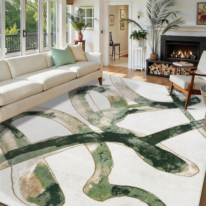 Large Rugs Living Room Washable for Bedroom