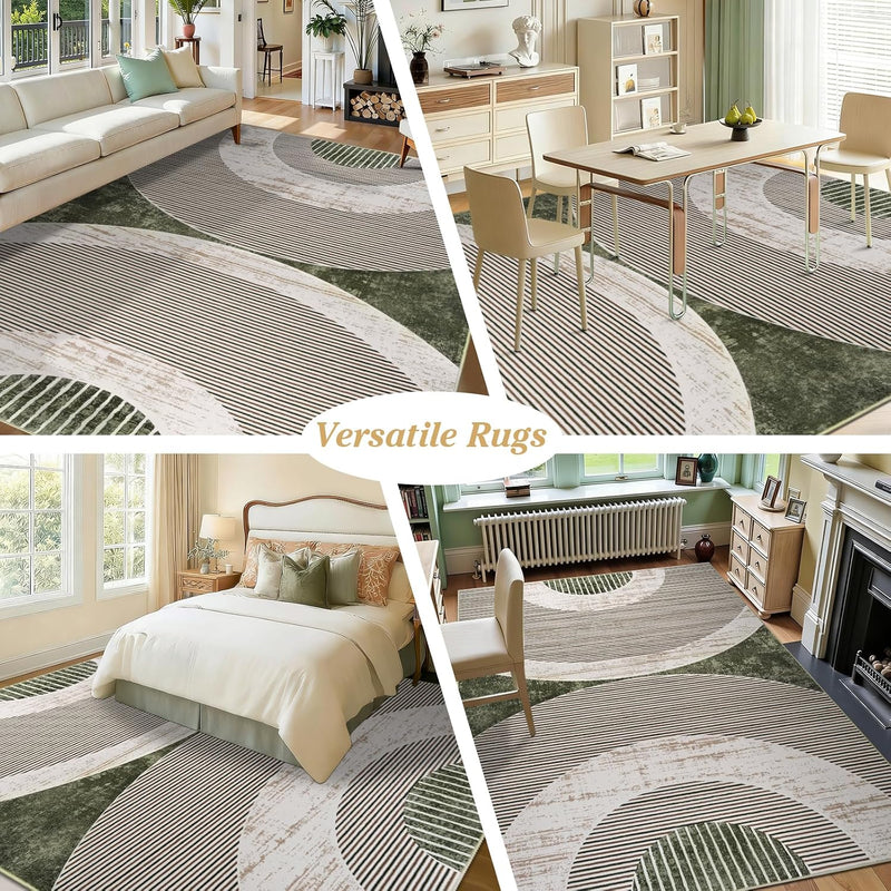 Large Rugs Living Room Washable for Bedroom