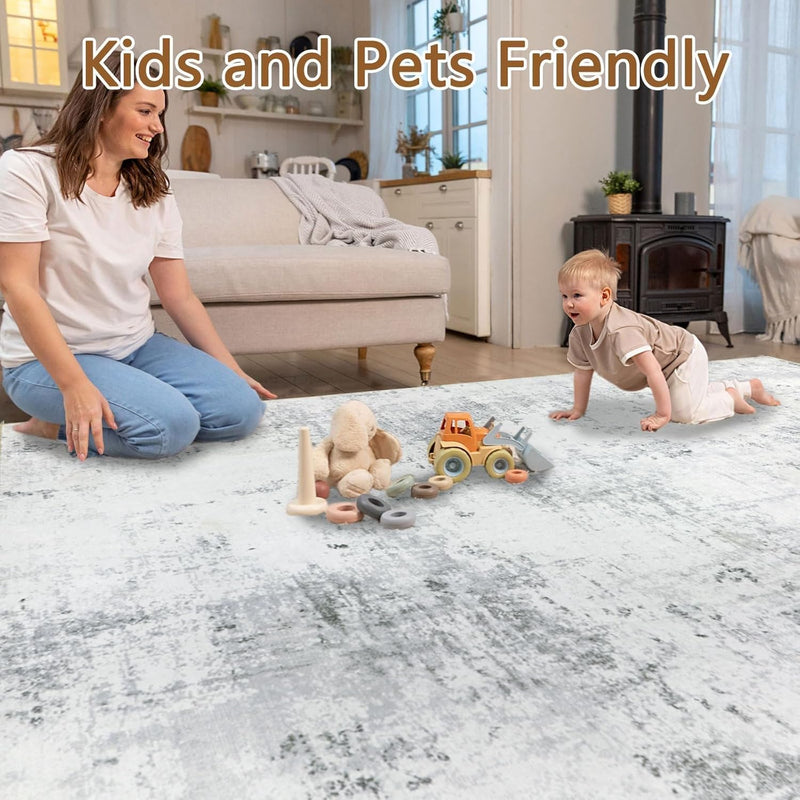 Large Rugs Living Room Washable Rug