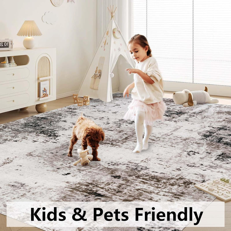 Large Rugs Living Room Washable Rug