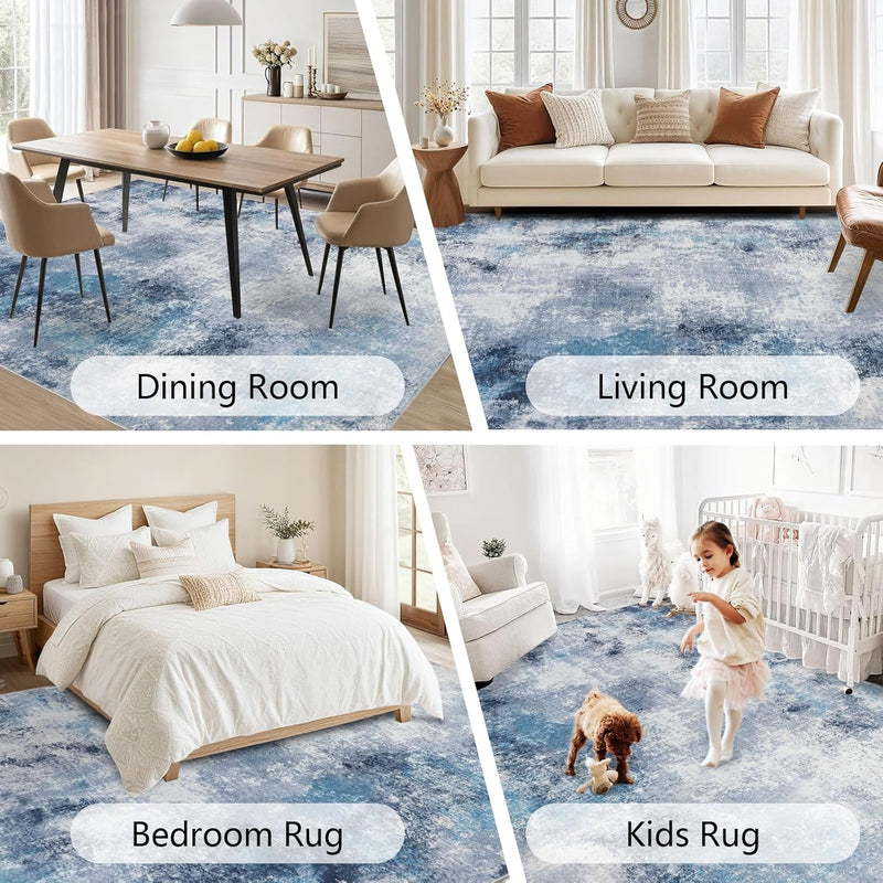 Large Rugs Living Room Washable Rug
