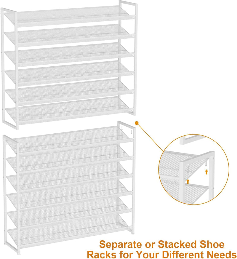 Large Shoe Rack 8 Tier Organiser