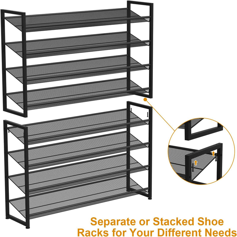 Large Shoe Rack 8 Tier Organiser