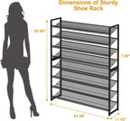 Large Shoe Rack 8 Tier Organiser