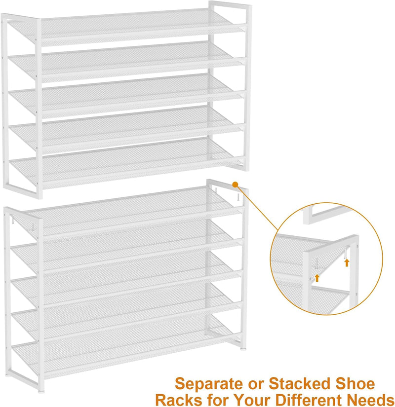 Large Shoe Rack 8 Tier Organiser