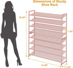 Large Shoe Rack 8 Tier Organiser
