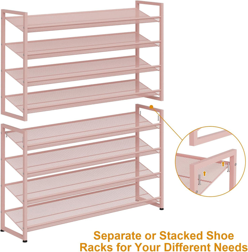 Large Shoe Rack 8 Tier Organiser