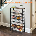 Large Shoe Rack 8 Tier Organiser