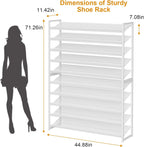 Large Shoe Rack 8 Tier Organiser
