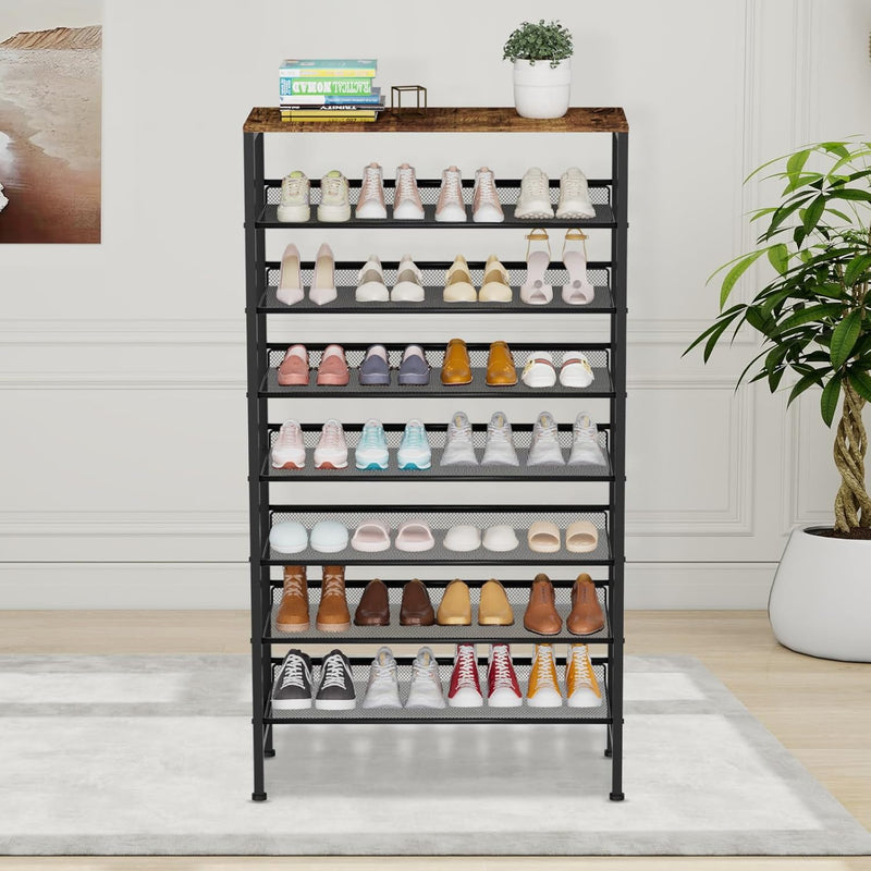 Large Shoe Rack 8 Tier Organiser