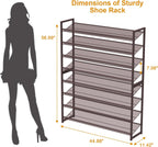 Large Shoe Rack 8 Tier Organiser