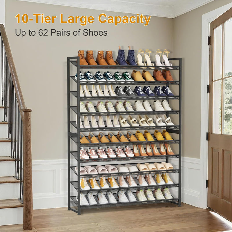 Large Shoe Rack 8 Tier Organiser