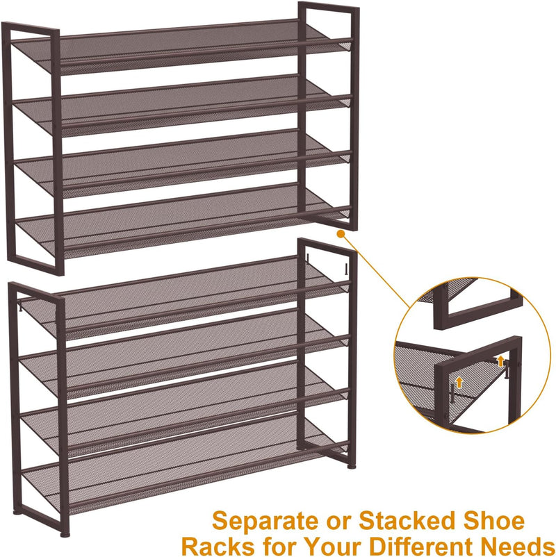 Large Shoe Rack 8 Tier Organiser
