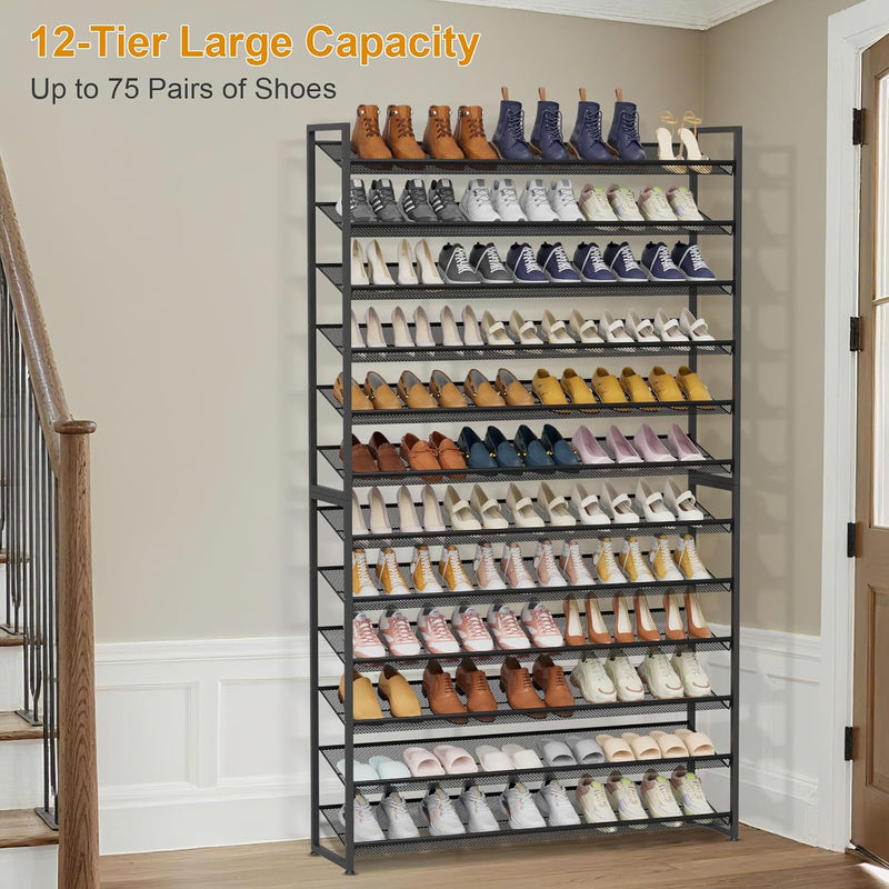 Large Shoe Rack 8 Tier Organiser