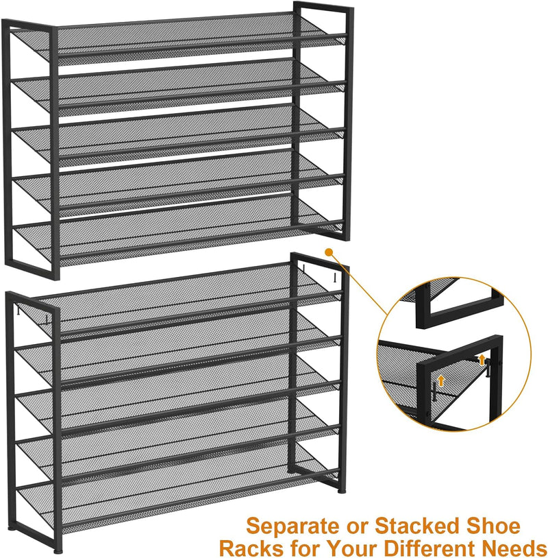 Large Shoe Rack 8 Tier Organiser