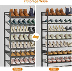 Large Shoe Rack 8 Tier Organiser