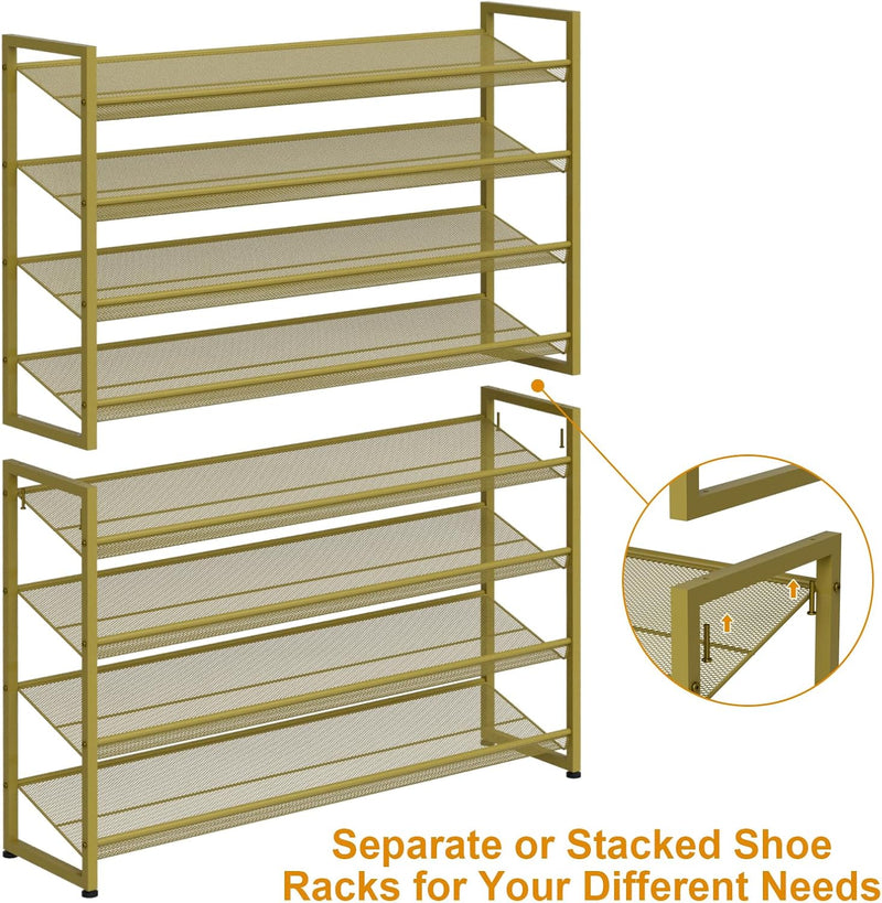 Large Shoe Rack 8 Tier Organiser