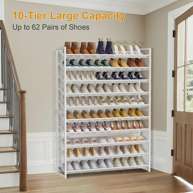 Large Shoe Rack 8 Tier Organiser