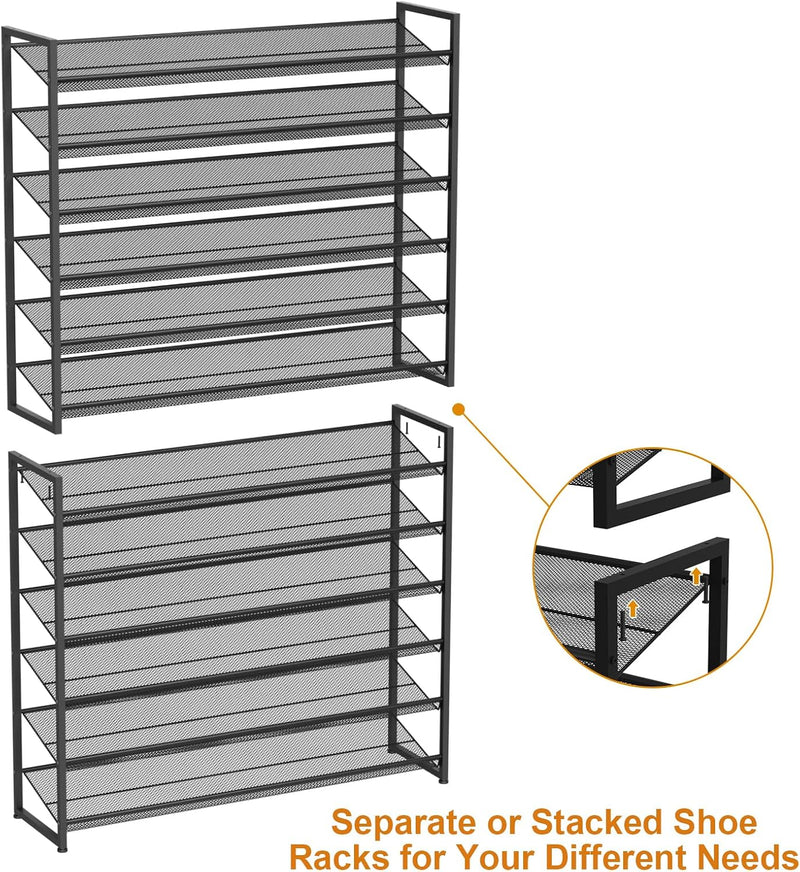 Large Shoe Rack 8 Tier Organiser