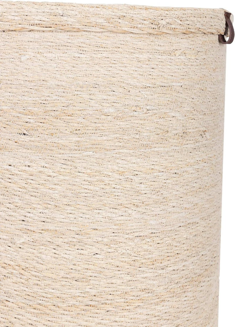 Large Storage and Laundry Baskets Bleached Off- Set