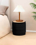 Large Storage Ottoman Round Folding Foot Rest