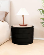 Large Storage Ottoman Round Folding Foot Rest