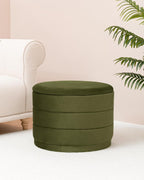 Large Storage Ottoman Round Folding Foot Rest