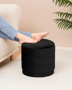Large Storage Ottoman Round Folding Foot Rest