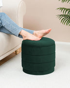 Large Storage Ottoman Round Folding Foot Rest