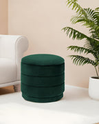 Large Storage Ottoman Round Folding Foot Rest