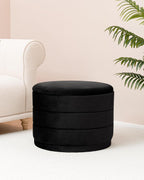 Large Storage Ottoman Round Folding Foot Rest