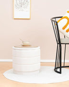 Large Storage Ottoman Round Folding Foot Rest
