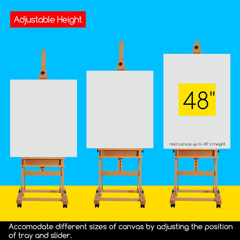 Large Studio Artist Easel Hold