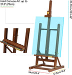Large Tabletop Painting Easel Assembly-Free Desktop Art